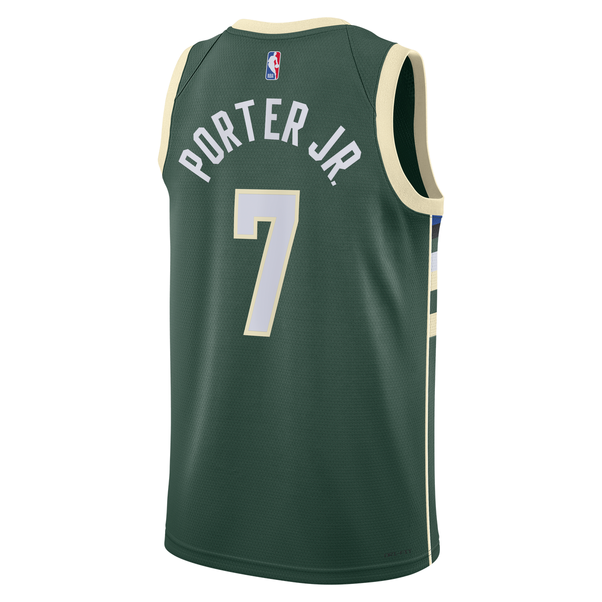 Kevin Porter Jr. Milwaukee Bucks Icon Edition Swingman Jersey - Hunter Green - Unisex