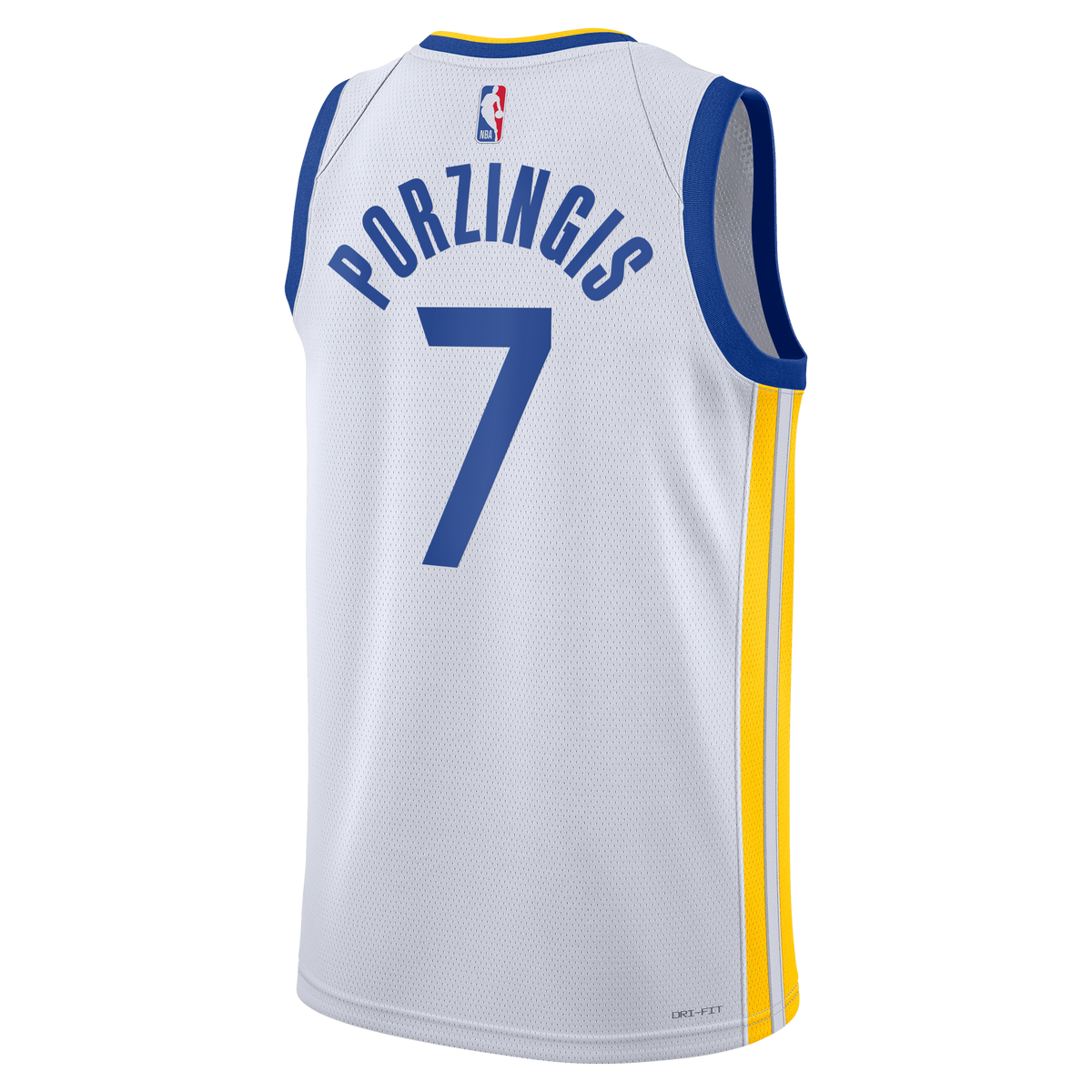 Kristaps Porziņģis Golden State Warriors Association Edition Swingman Jersey - White - Unisex