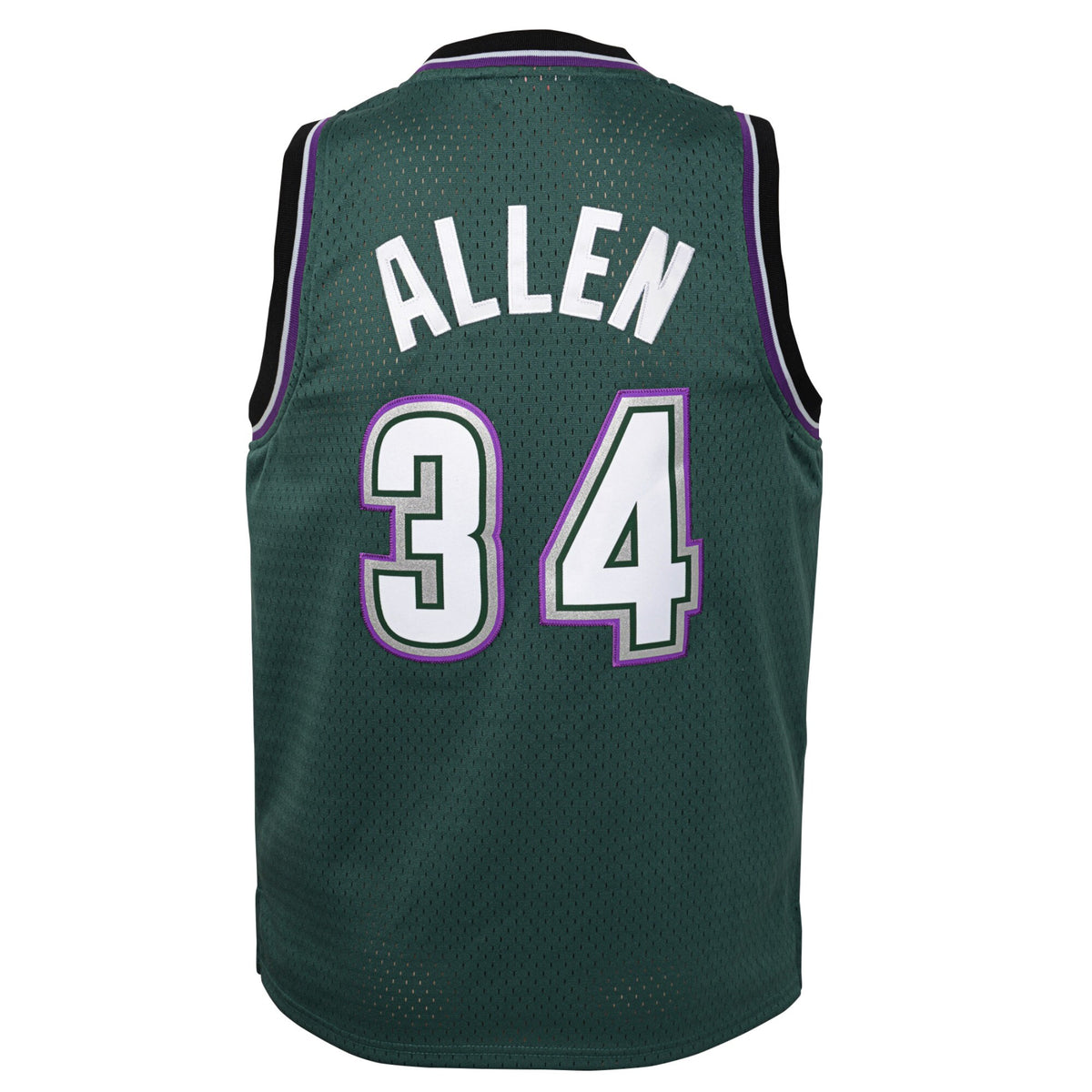 Ray Allen Milwaukee Bucks 1996-97 Hardwood Classics Swingman Jersey - Fir - Youth