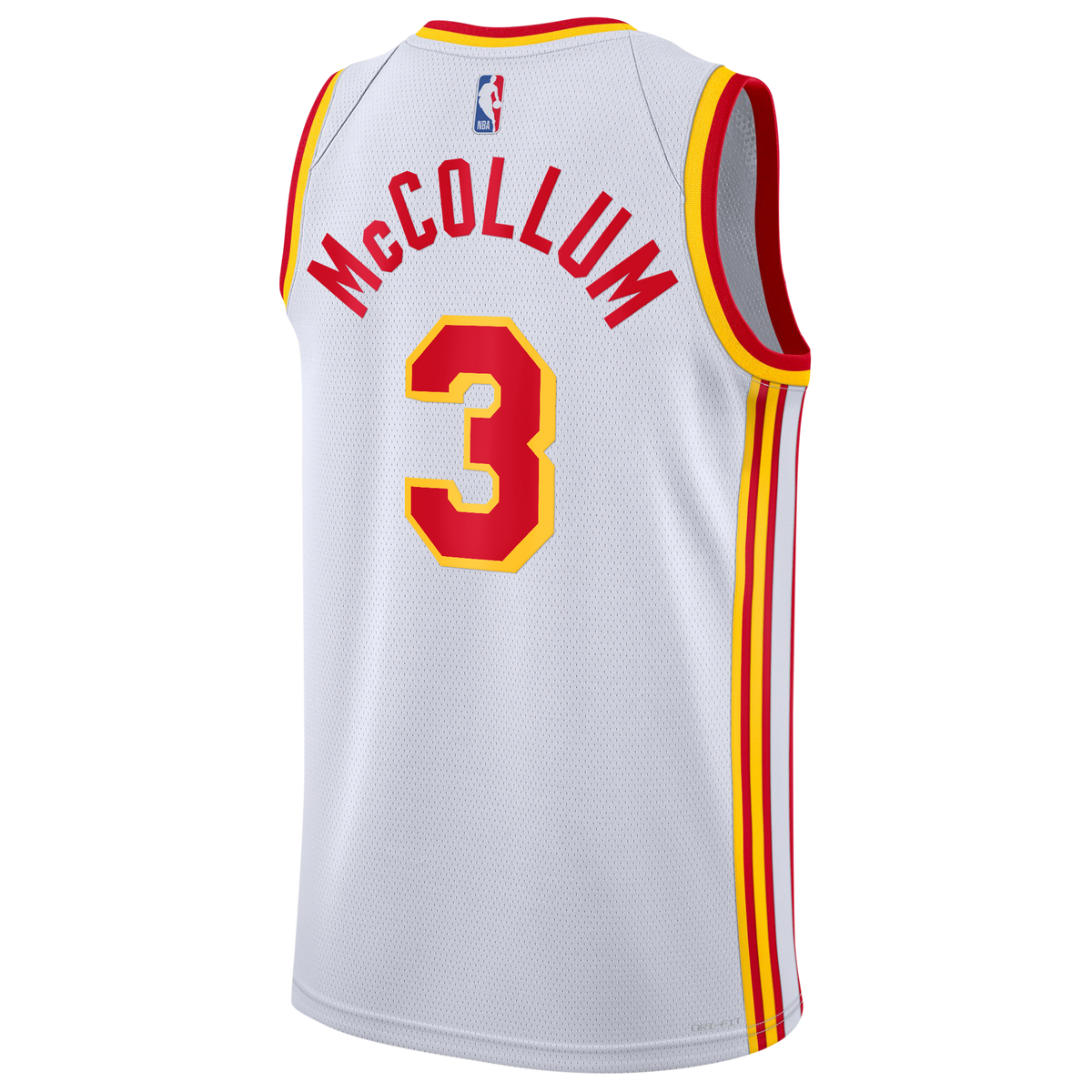 CJ McCollum Atlanta Hawks Association Edition Swingman Jersey - White - Youth