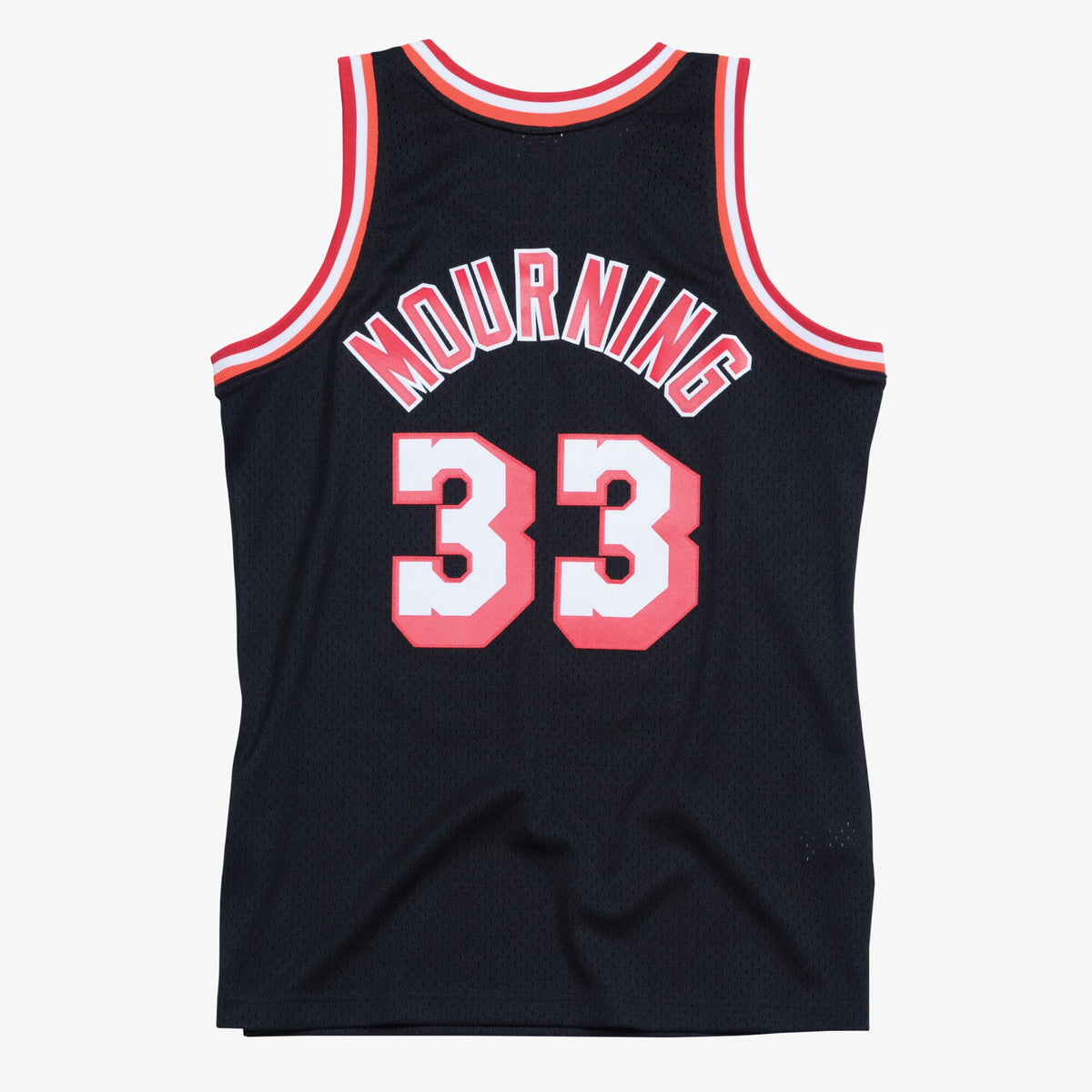 Alonzo Mourning Miami Heat Hardwood Classics Swingman Jersey - Mens