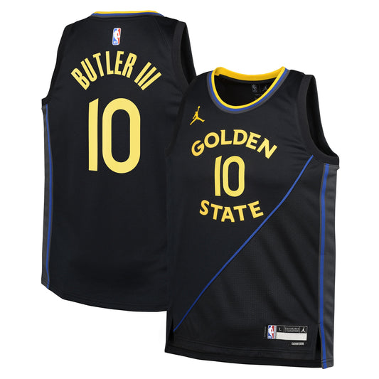 Jimmy Butler III Golden State Warriors Statement Edition Swingman Jersey - Black - Youth