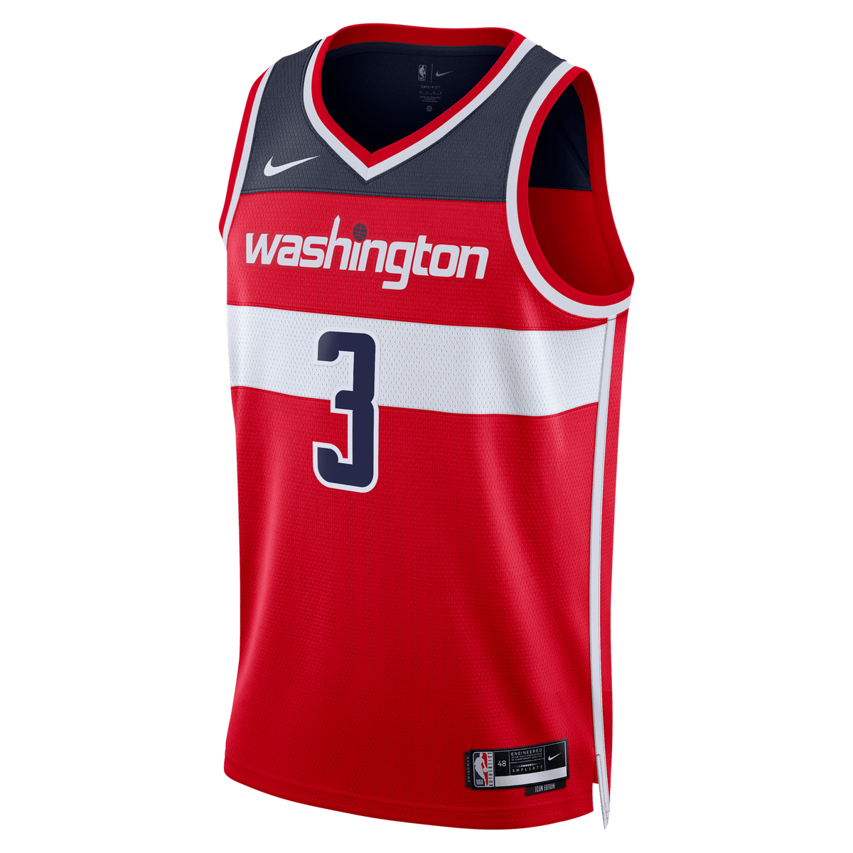 Trae Young Washington Wizards Icon Edition Swingman Jersey - Red - Unisex