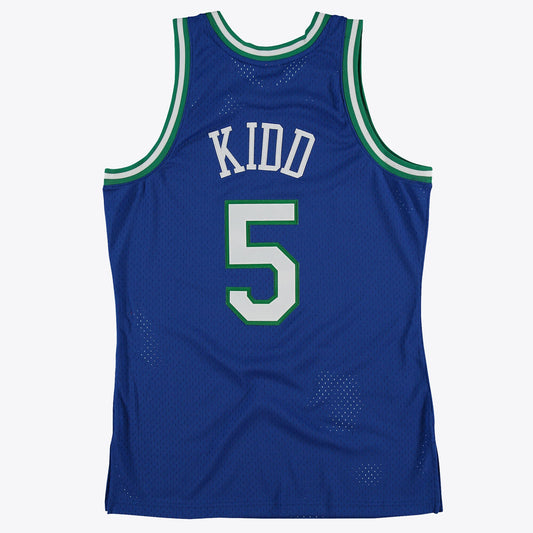 Jason Kidd Dallas Mavericks 1997 Hardwood Classics Swingman Road Jersey - Royal - Mens
