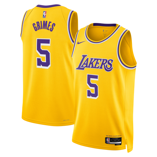 Quentin Grimes Los Angeles Lakers Icon Edition Swingman Jersey - Gold - Unisex