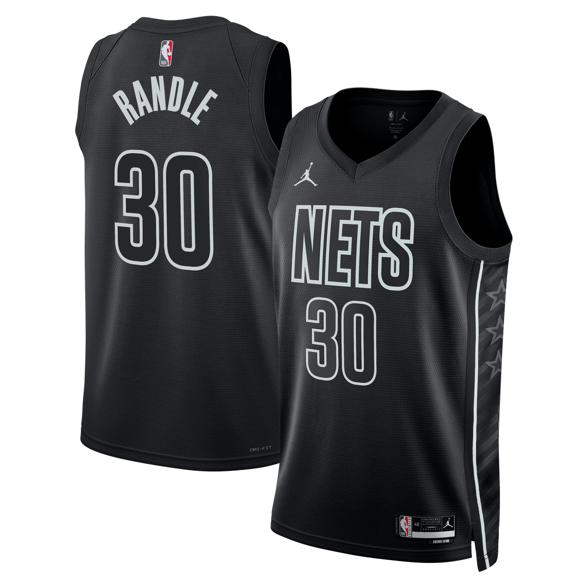 Julius Randle Brooklyn Nets Statement Edition Swingman Jersey - Black - Unisex