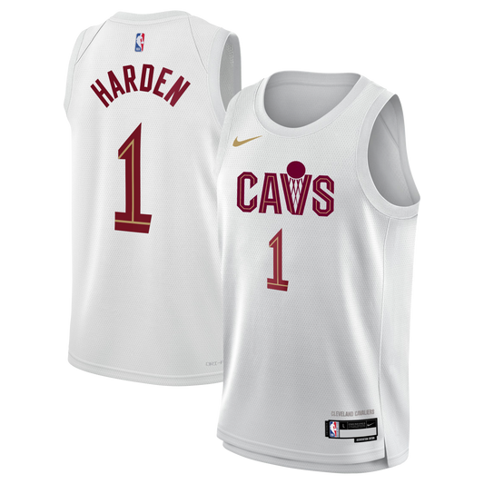 James Harden Cleveland Cavaliers Association Edition Swingman Jersey - White - Youth