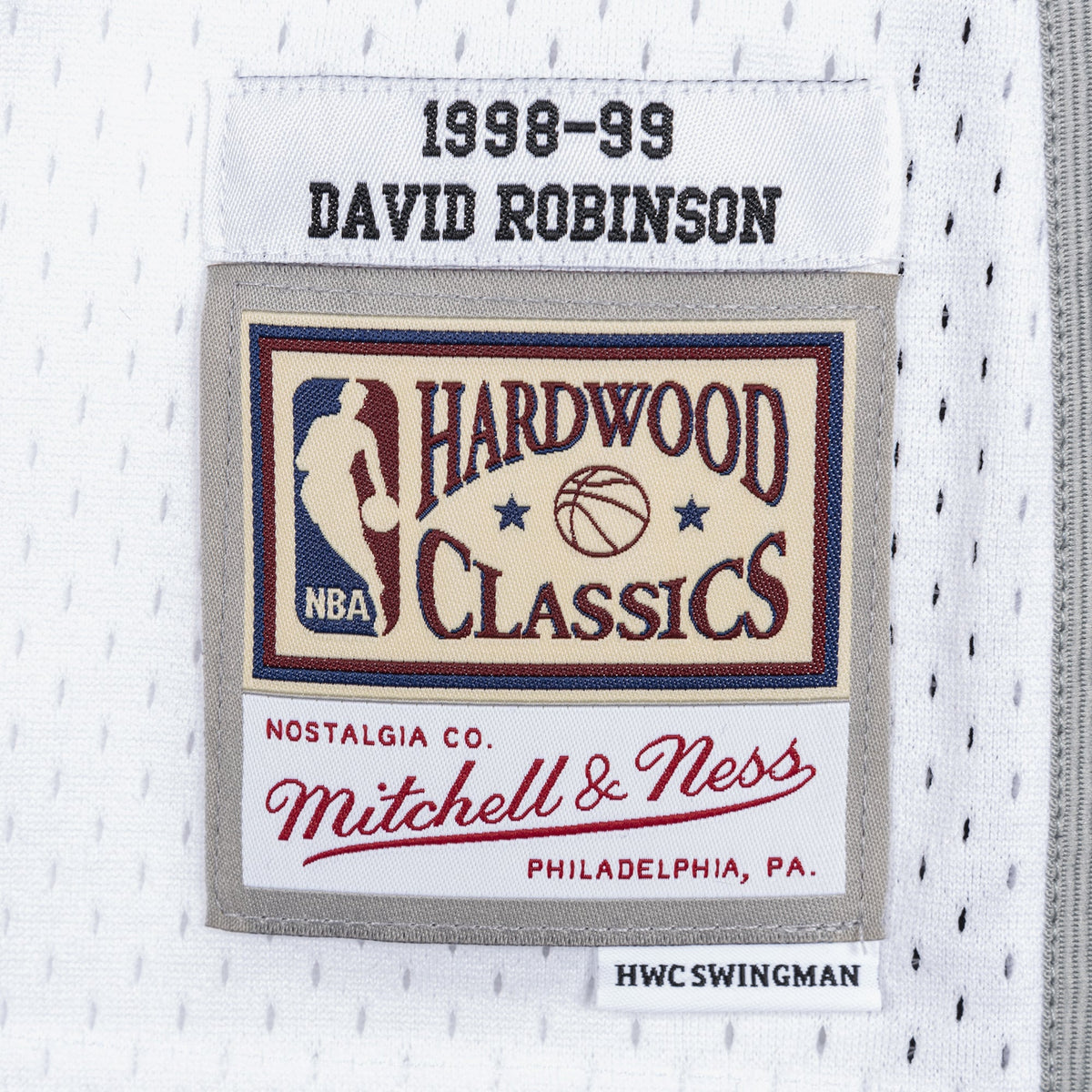 David Robinson San Antonio Spurs 1998 Authentic Swingman Jersey - White