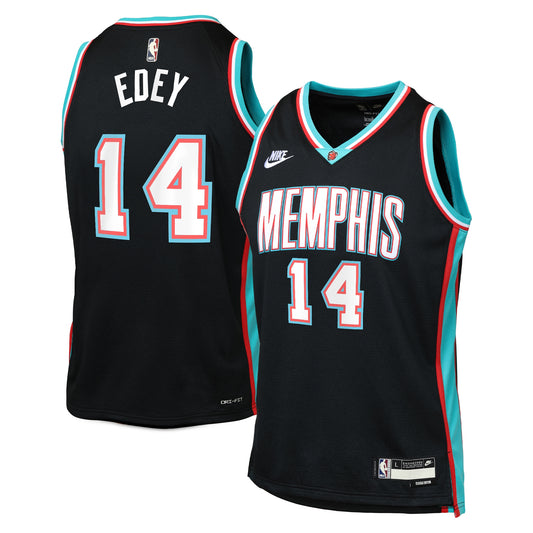 Zach Edey Memphis Grizzlies Classic Edition Jersey - Black - Youth