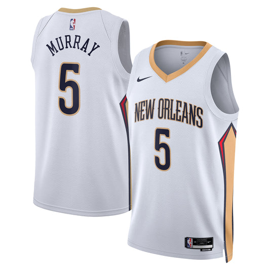 Dejounte Murray New Orleans Pelicans Association Edition Swingman Jersey - White - Unisex