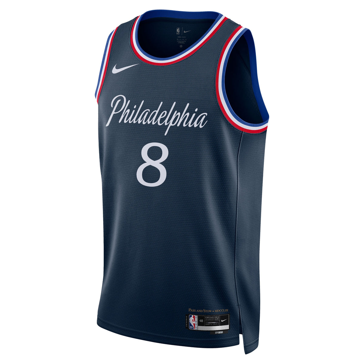 Paul George Philadelphia 76ers 2025/26 City Edition Swingman Jersey - Navy - Unisex