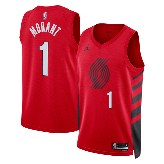 Ja Morant Portland Trail Blazers Statement Edition Swingman Jersey - Red - Unisex
