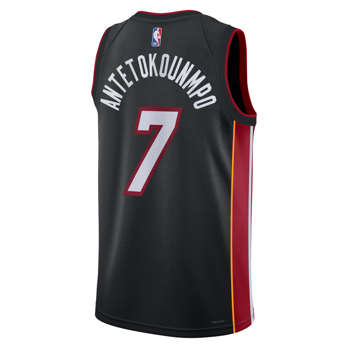Giannis Antetokounmpo Miami Heat Icon Edition Swingman Jersey - Black - Unisex