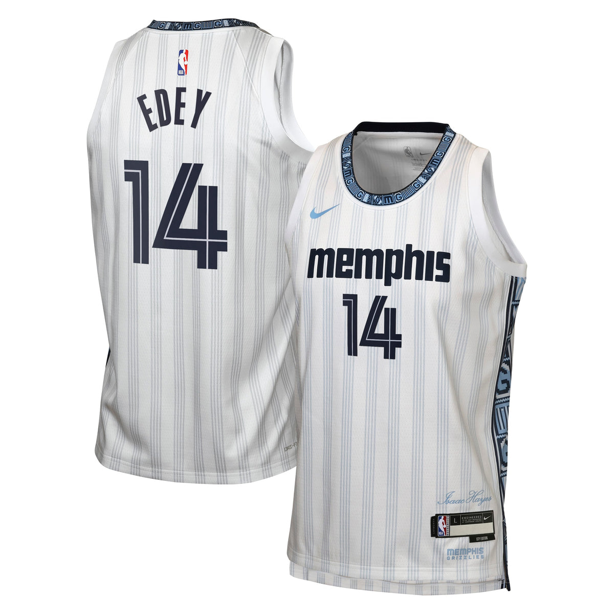 Zach Edey Memphis Grizzlies 2025/26 City Edition Swingman Jersey - Gray - Youth