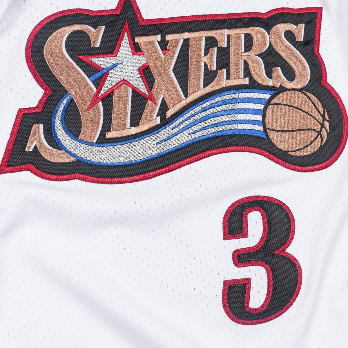 Allen Iverson Philadelphia 76ers 1997 Authentic Jersey - White