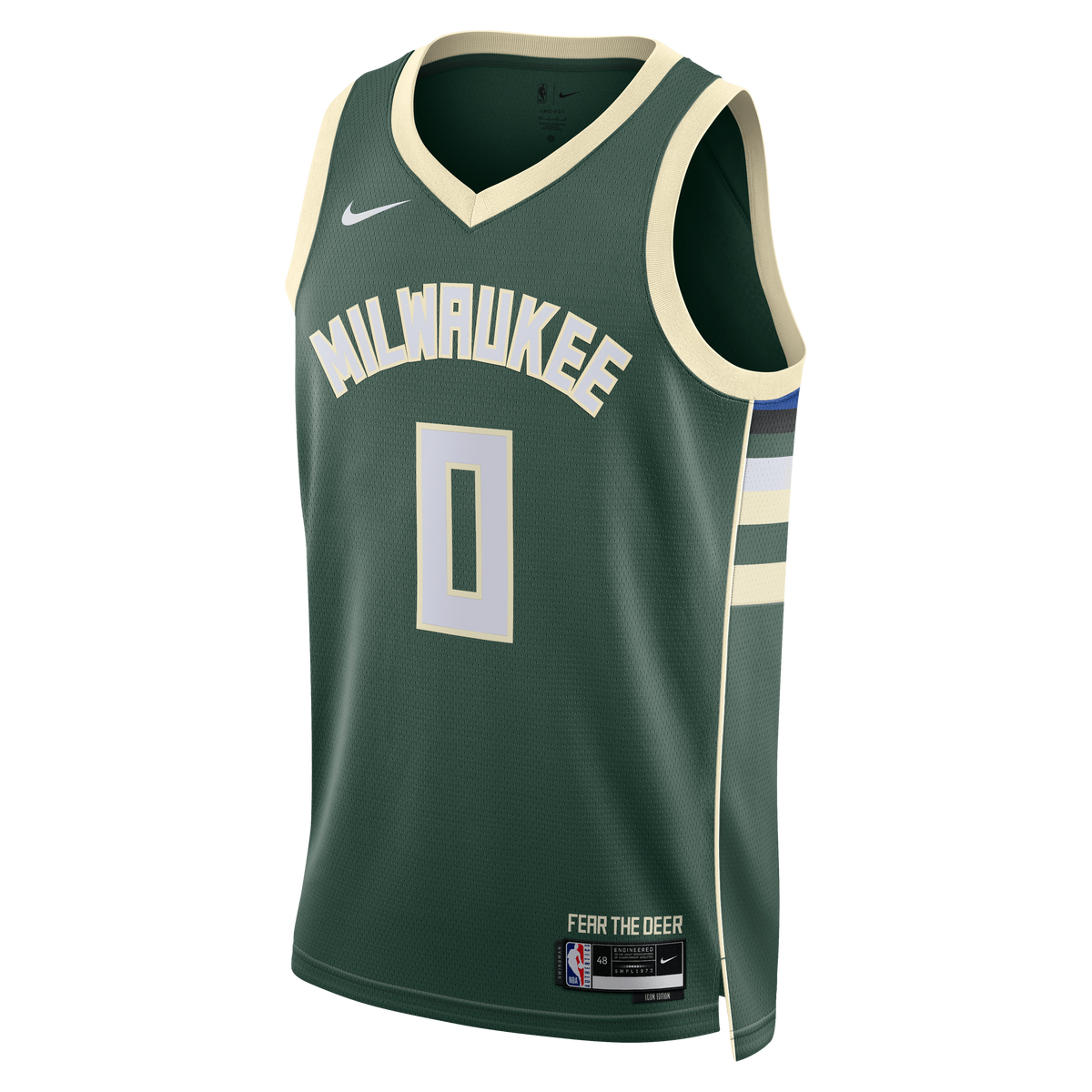 Brayden Burries Milwaukee Bucks Swingman Icon Jersey - Green - Unisex