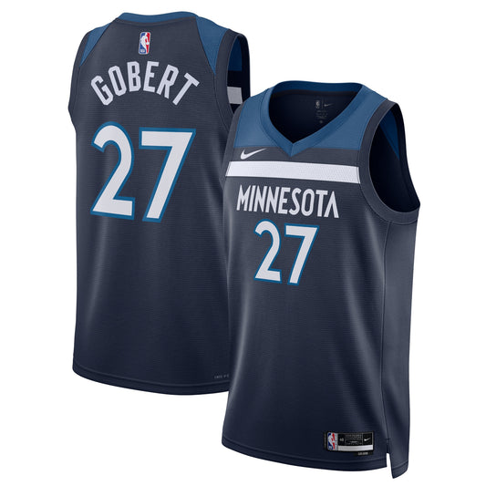 Rudy Gobert Minnesota Timberwolves Icon Edition Swingman Jersey - Navy - Unisex