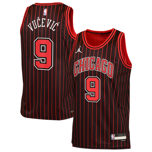 Nikola Vučević Chicago Bulls Statement Edition Jersey - Black - Youth