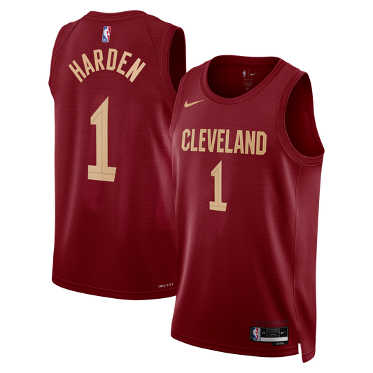 James Harden Cleveland Cavaliers Icon Edition Swingman Jersey - Wine - Unisex