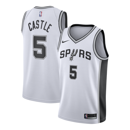 Stephon Castle San Antonio Spurs Association Edition Swingman Jersey - White - Youth