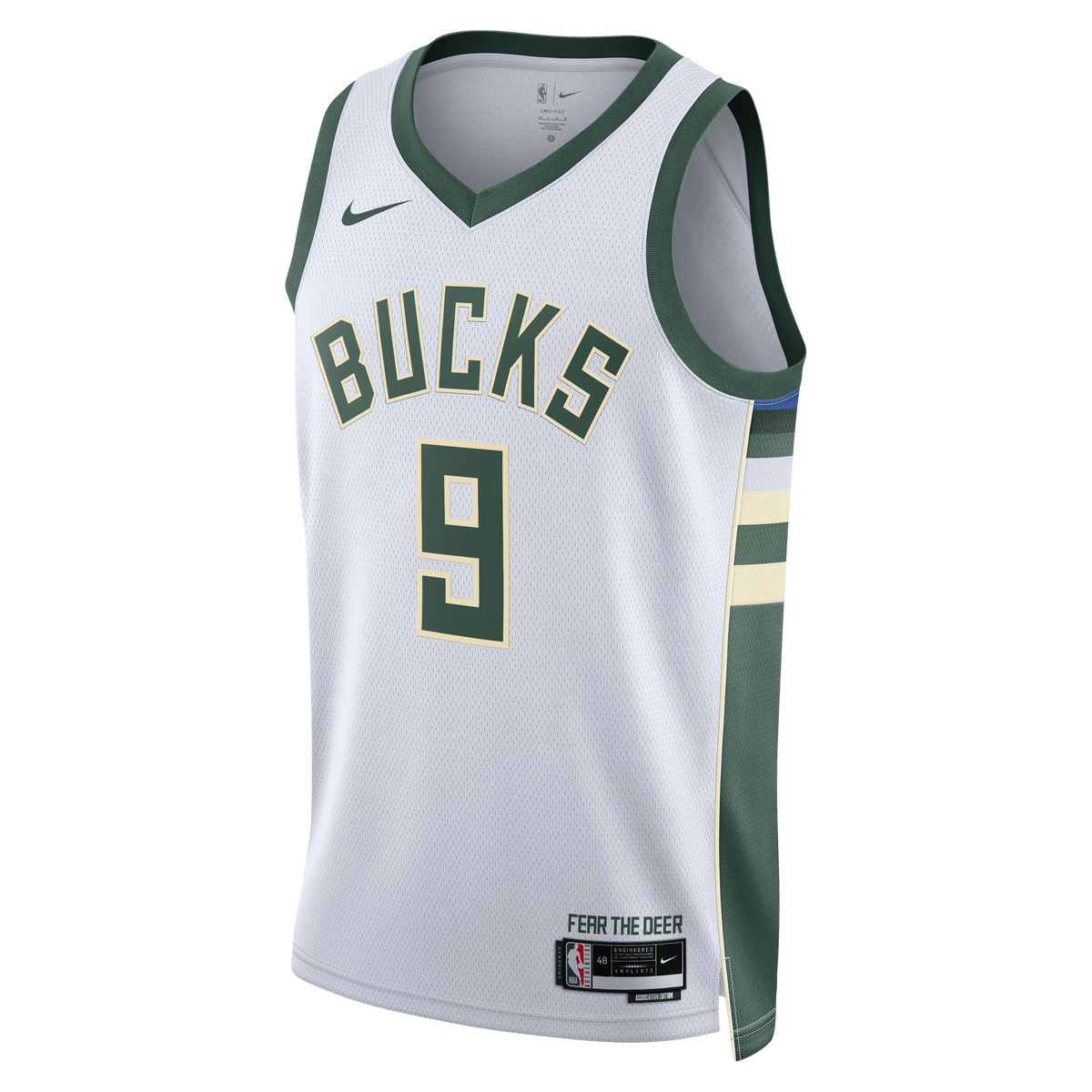 Kel'el Ware Milwaukee Bucks Association Edition Swingman Jersey - White - Unisex