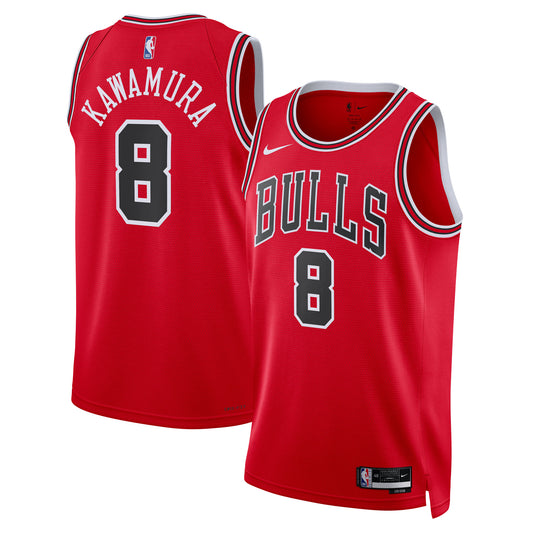 Yuki Kawamura Chicago Bulls Icon Edition Swingman Jersey - Red - Unisex
