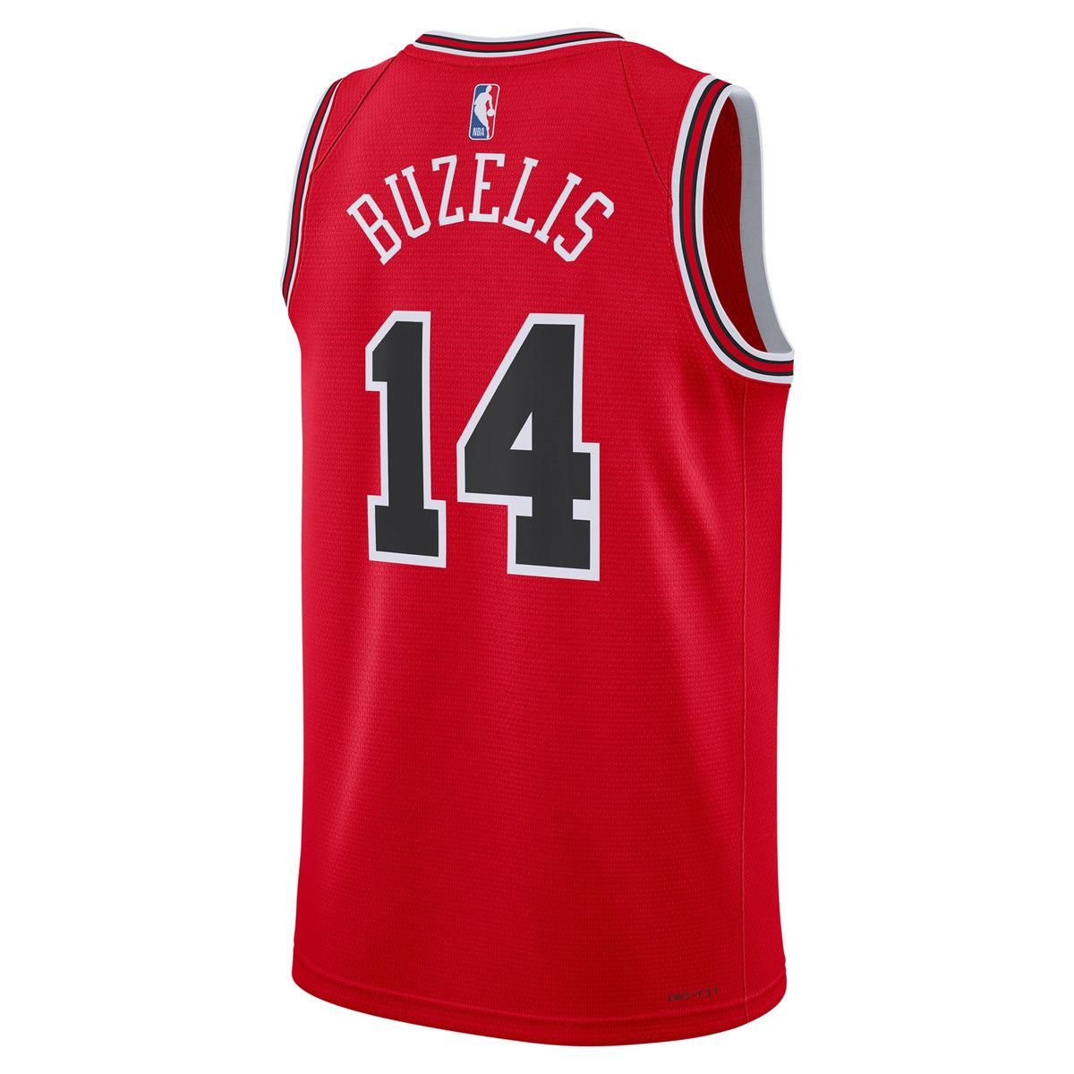 Matas Buzelis Chicago Bulls Swingman Icon Jersey - Red - Unisex